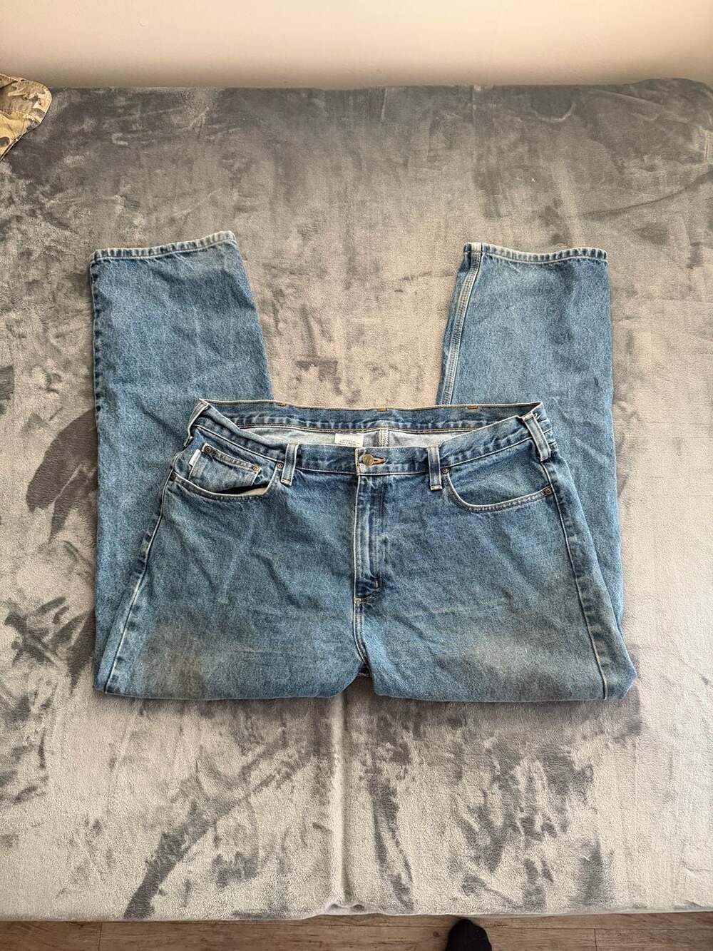 Carhartt B480 DVB Straight Traditional Fit Denim Jeans 40 x 30